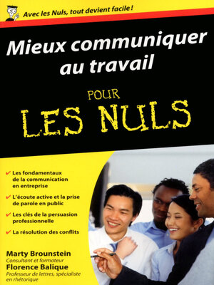 cover image of Mieux communiquer au travail poche pour les Nuls